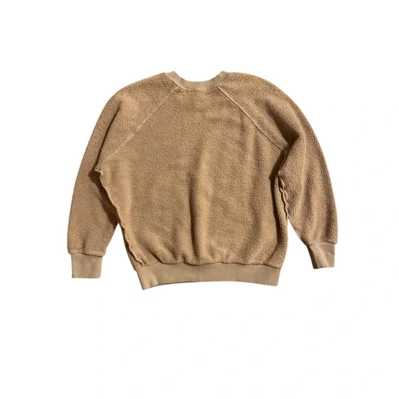 Perfect White Tee Ziggy Inside-Out Fleece Crewneck Sweater Size XS - Picture 6 of 7